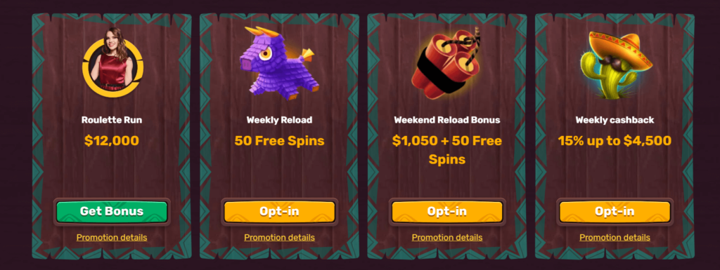 5Gringos Casino bonuses