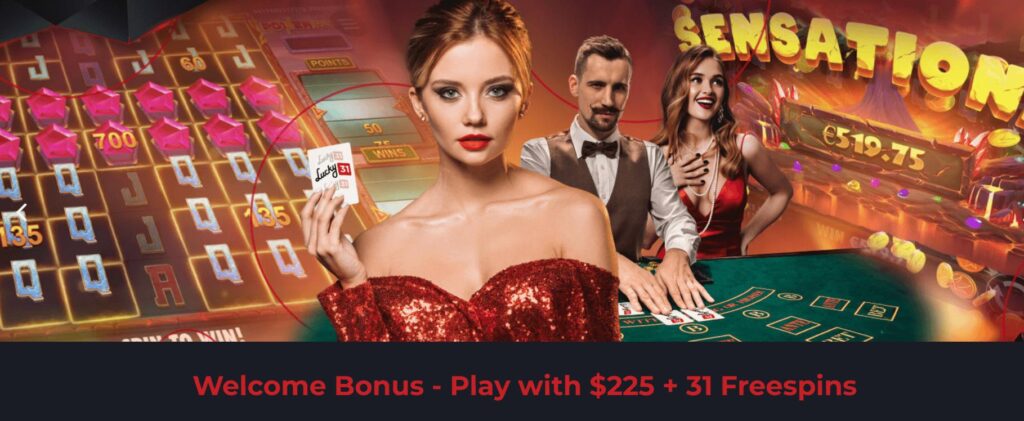 Lucky31 Casino bonus