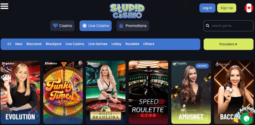 Stupid Casino livecasino