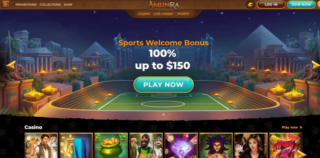 AmunRa Casino design