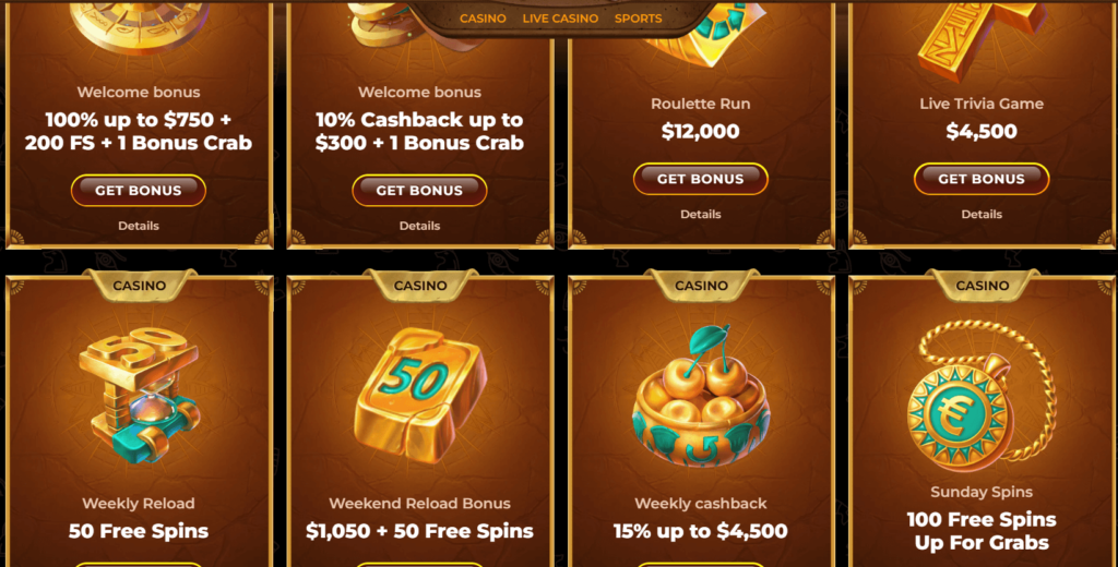 AmunRa Casino promotions