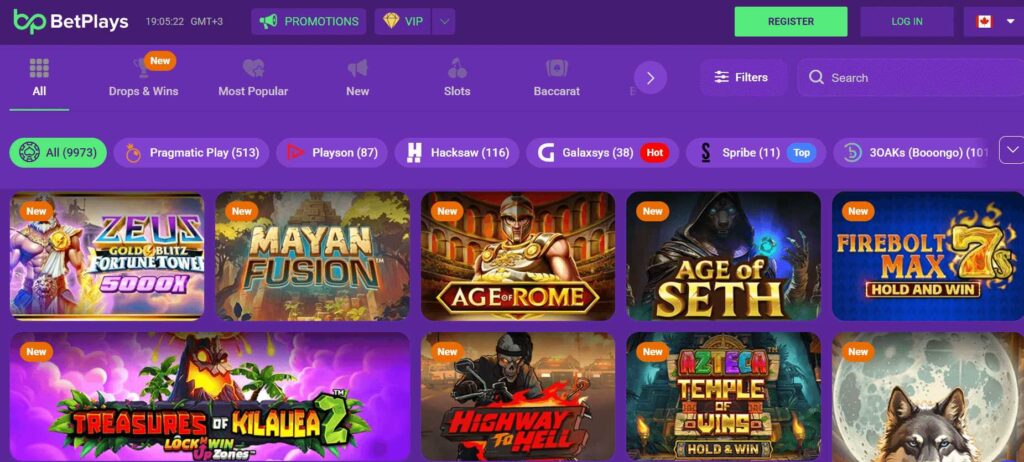 BetPlays slots