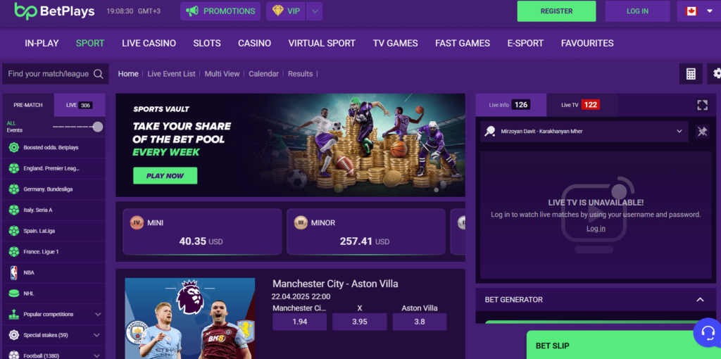 BetPlays Sportsbook
