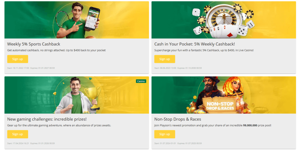 Qbet Casino bonus Canada