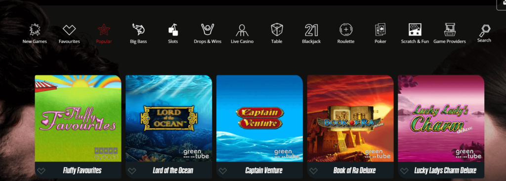 Spin Rider Casino games